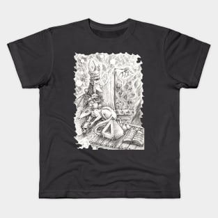 Necromancer - Clark Ashton Smith inspired weird fiction Kids T-Shirt